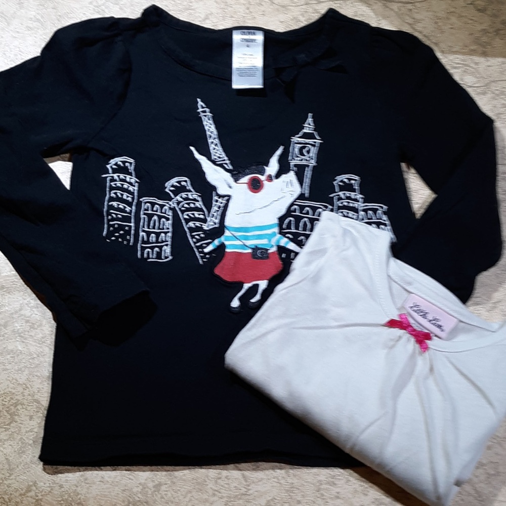 Girls Bundle - Long Sleeve Shirts Olivia Gymboree